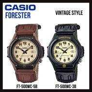 CASIO Forester FT500WC-5BV FT500WC-5B FT500WC-3B FT500WC-5 Water Resist Cloth Band READY STOCK 