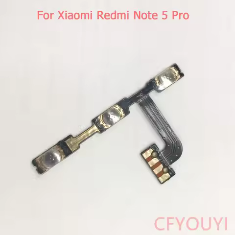 For Xiaomi Redmi Note 5 Pro Power Volume Side Key button Flex Cable Note5 On Off Switch Flex Cable R