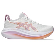 ASICS :  1012B753.101 GEL-NIMBUS 27 WOMEN RUNNING ผู้หญิง รองเท้าวิ่ง ของแท้  WHITE/LIGHT UBE