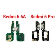 For Xiaomi Redmi 6 6A Redmi 6 Pro New Micro USB Charge charging Dock Connect port Board with Microphone Repair Parts