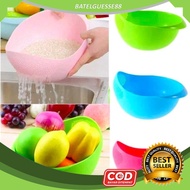 (B88) Rice Washing Basin Rice Washing Tool Fruit and Vegetable Rice Washing Container Multipurpose B
