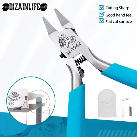 MJL M-1942 Model Nippers Ultra-Thin Single-Edged Gundam Model Building Tools for Beginners to Repair