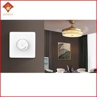 [WY3] Adjustment Ceiling Fan Speed Control Switch Wall Button Dimmer Switch 220V 10A [MY]