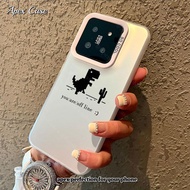 Dinosaur Icon Simple Case for Realme C53 C55 Note 60 5i 8i C25Y Narzo N53 N55 N63 50i Prime C11 C12