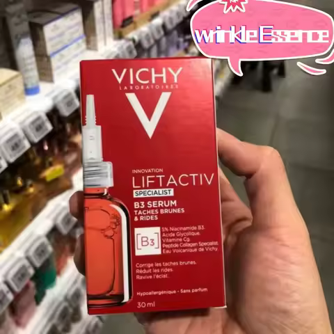 1PCS 30ml Wrinkle Essence For Anti Aging Vitamin B3 Brightening Dark Spots Firming Skin Whitening Fa