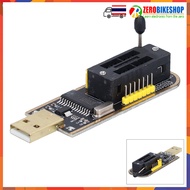 อุปกรณ์แฟลชไบออส CH341A 24 25 Series EEPROM Flash BIOS USB Programmer with Software &amp; Driver by ZEROBIKE