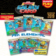 BoBoiBoy Galaxy Card Kad Pek Elemental - Single Packet - Collectable