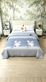 cartoon quilt blanket single queen king size thin blanket