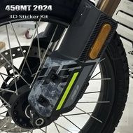 For CF MOTO 450MT 450 MT MT450 2024 Front Fork Protection Sticker 3D Epoxy Resin Sticker Protection 