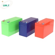 UM.T 12V 7Ah Battery Case Fit 18650 Cells Empty Box 3*7 Holder 3S25A  Niel Strip Storage Box for DIY