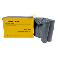 United 16x3.0 Schrader valve AV Happy Cycling Inner Tube