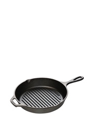 LODGE Cast Iron Grill Pan 26.04 cm Black