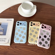G.O.A.T Yellow grid wave point casing Compatible for iPhone 17 pro max iPhone 17 16 15 pro max iPhon