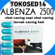 OBAT CACING TERNAK ALBENDAZOLE 2500mg obat cacing sapi obat cacing ternak cacing hati