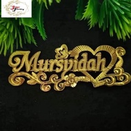 Gold plated name brooch B:183