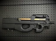 【五0兵工】CYBERGUN FN HERSTAL P90 電動槍 (黑色)犢牛式電動槍