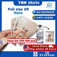 2R Full Size Photo Print 57x89mm（100-400pcs）｜*Best Seller* (ship within 48 hours) **Matte