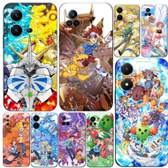 Case For Vivo V5 V5S V7 PLUS + V11i  V11 Pro Phone Back Cover Soft Black Tpu Anime Digimon Adventure