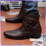 Chelsea Boots Cowboy Boots British Boots High-top Martin Boots Army Boots Men's Boots Frosted Boots