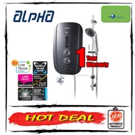 Alpha Water Heater AS-2EP (Metal Black) With Pump