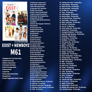 M61 USB Flash Drive 4GB MP3 Music Preloaded Exist & New Boyz Song Collection Plug & Play Compatible 