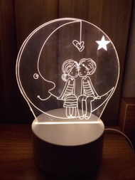 Đèn Ngủ LED 3D Siêu đẹp dành tặng Bạn Bè Và Nguoi Thương