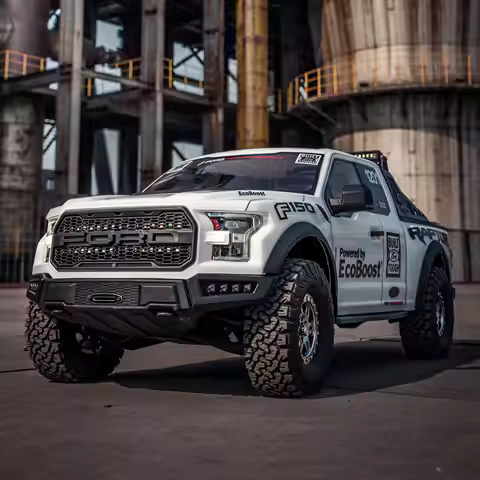1:8 F150 Raptor White, RC Vehicles, Tractionhobby Crawler, Radio Control Truck, Licensed RC Crawler,