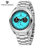 [Original] PAGANI DESIGN Original Panda Dial Men Watch Japan VK63 Chronograph Quartz Stainless Steel