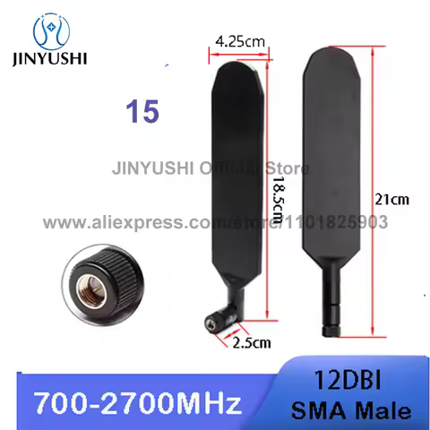 2Pcs LTE Antenna 4G External GSM GPRS 2G NBIoT High gain SMA Male For LTE Module Router EP06-E EC25-