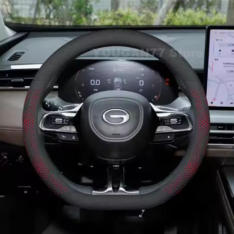 Leather Car Steering Wheel Cover For GAC GS4 MAX GS8 2015-2024 Ultra Thin Covers For Covers Auto int