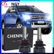 สำหรับFord Ranger T6 (ปี 2012 - 2014) (ไฟหน้า) - หลอดไฟหน้าLED 6000K 12V-24V Bright White Qty2 รับปร