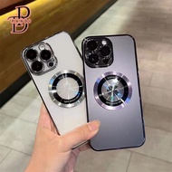 Iphone Case High Quality Wireless Magnetic Integrated Phone Case No Yellowing Transparent Iphone Cas