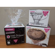 HARIO V60 Resin Spiral Filter Bowl Transparent Color VD-01T VD-02T VD-03T Cone Cup Conical