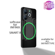 Softcase Glossy INFINIX SMART 8 Case hp - Pelindung handphone