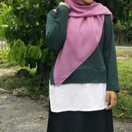 Muslimah Blouse Long Sleeve Korean Top 6063