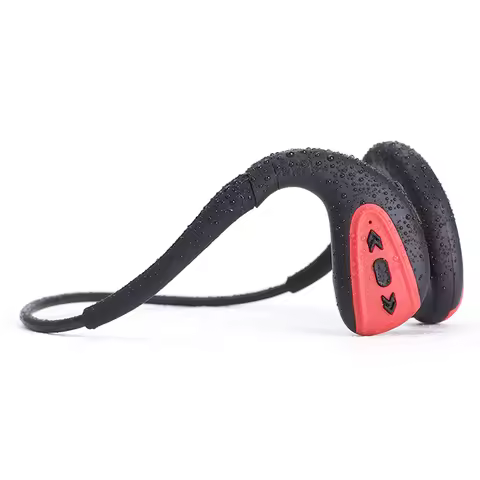 Q1 Bone Conduction Headphone Built-in Memory 8G IPX8 Waterproof MP3 Music Player Swimming Diving Ear