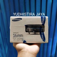 Lensa fix Samsung 16mm f2.4 Baru Segel SEIN Mirorless Samsung NX Lens