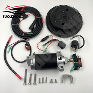 for YAMAHA outboard 40HP 2 stroke T40 hand starter refit Electric starter rotor assy starter motor 6