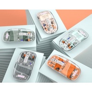 SG STOCK M133 Wireless Bluetooth Transparent Mouse (H0705)