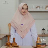AR 630 | Instant Striped Hijab | Arrafi Branded Hijab | Modern Instant Bergo