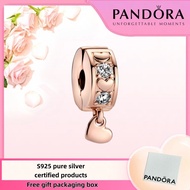 Pandora Latest S925 Pure Silver Jewelry Package Duty Free Pandora Infinite Hearts Sparkling Dangling