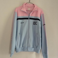 Jaket Adidas Original 83-C J. Mano Vintage Tracktop Mediumc Pink Biru Muda