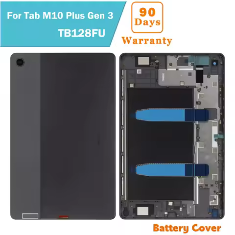 For Lenovo Tab M10 Plus Gen 3 TB128FU TB128XU Battery Cover Back Case Accessory Replacement