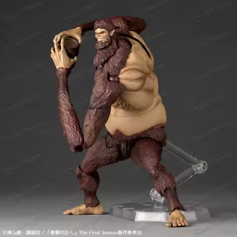 In Stock KAIYODO Revoltech AMAZING YAMAGUCHI Attack on Titan Beast Titan Jaw Titan Action Figures Mo