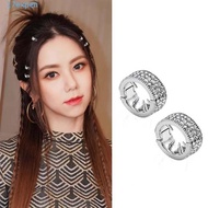 EXPEN 2/4/6pcs/set Hair Braid Tubes, Y2K Hollow Out Silver Round Hairclasp, Hair Accessories Hair Br