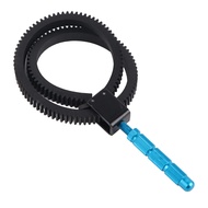 Follow Focus Ring Belt, Adjustable Manual Flexible Gear Ring Belt for DSLR Camera Follow Focus Zoom