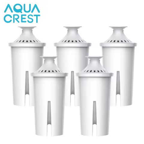 AQUA CREST CF06A Replacement for Brita® Filter, Brita® Water Pitchers and Dispensers, Classic OB03, 