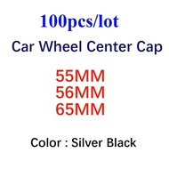 ️100pcs 55mm 56mm 65mm Car Wheel Center Cap Hub Caps Covers Badge For 3B7601171 1J0601171 6N0601 ⚖☯