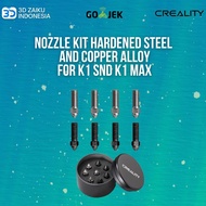 Creality K1 snd K1 MAX Nozzle Kit Hardened Steel and Copper Alloy