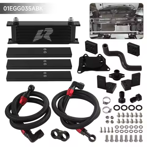 10AN 13Row Oil Cooler Kit for Audi A3/S3 8V W Golf VII Tiguan VII 2.0 TSI Skoda Octavia III 5E Super